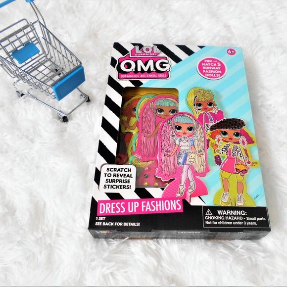 LOL Surprise OMG Dress Up Fashions Paper Dolls Set - Picture 4 of 13